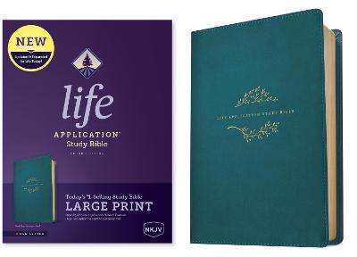 NKJV Life Application Study Bible 3rd Ed L/P Teal