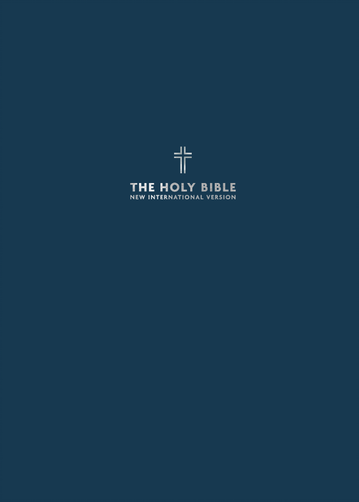 NIV Bible BSNZ Hard Cover Blue Large Print