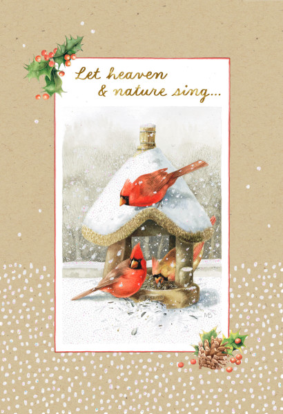 GC: Christmas Boxed Marjolein Bastin Nature Sings (DarkBlue)