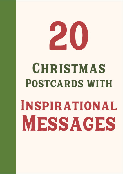 GC: Christmas Postcard Book Traditional Christmas
