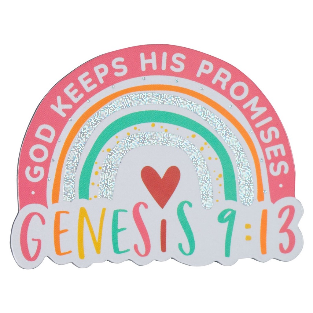 Magnet God Keeps His Promises Rainbow
