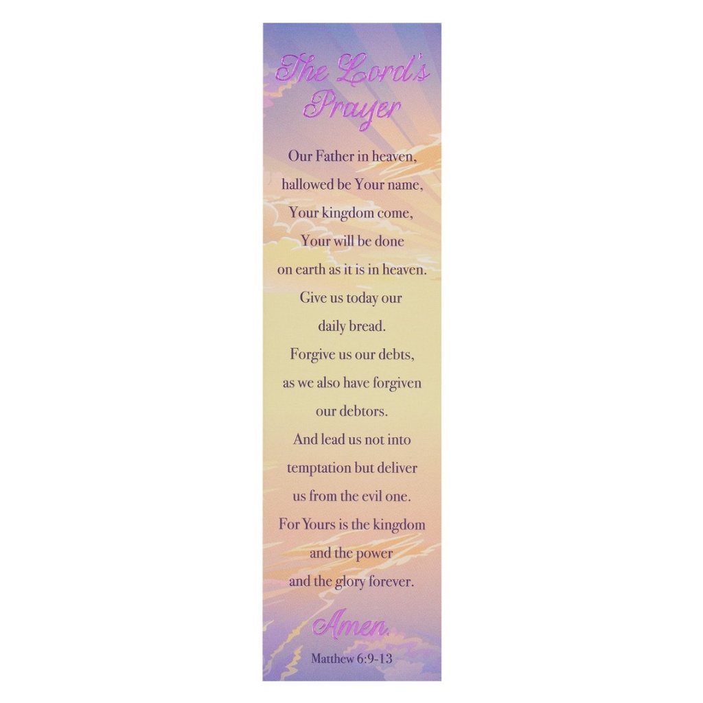 BMK Lord's Prayer Matthew 6:9-13 (10 Pack)