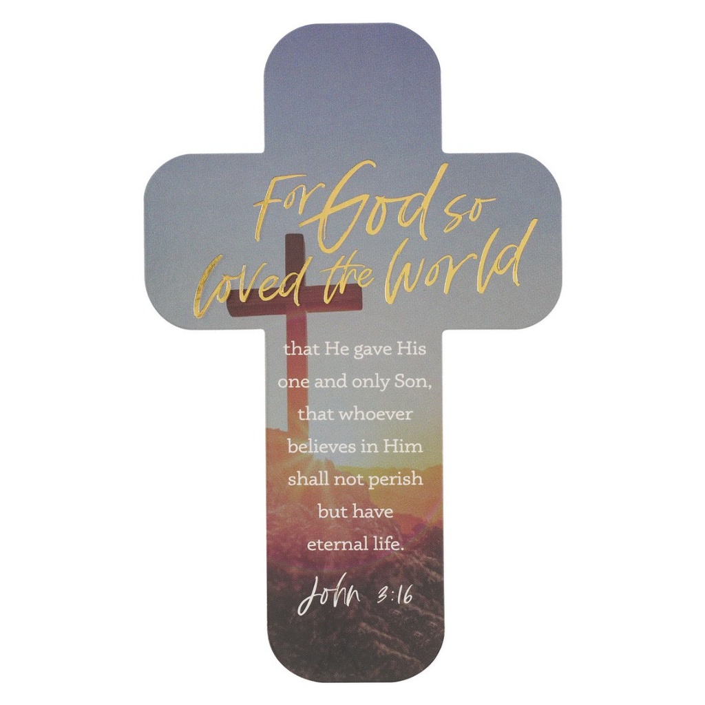 BMK Cross God So Loved The World Sunrise (12Pack)