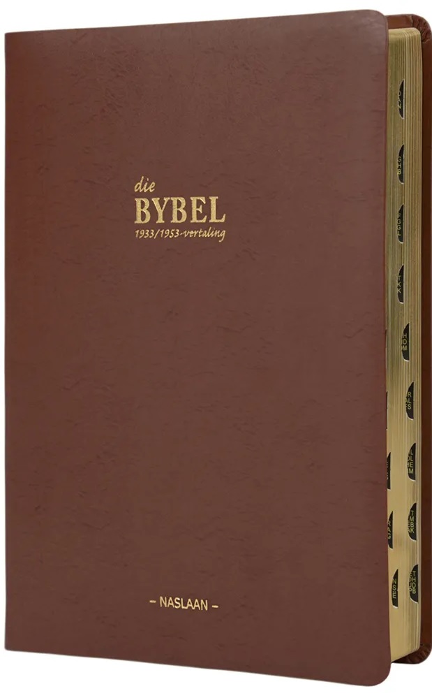Afrikaans Bible 1933/53 Tan Flexi Indexed