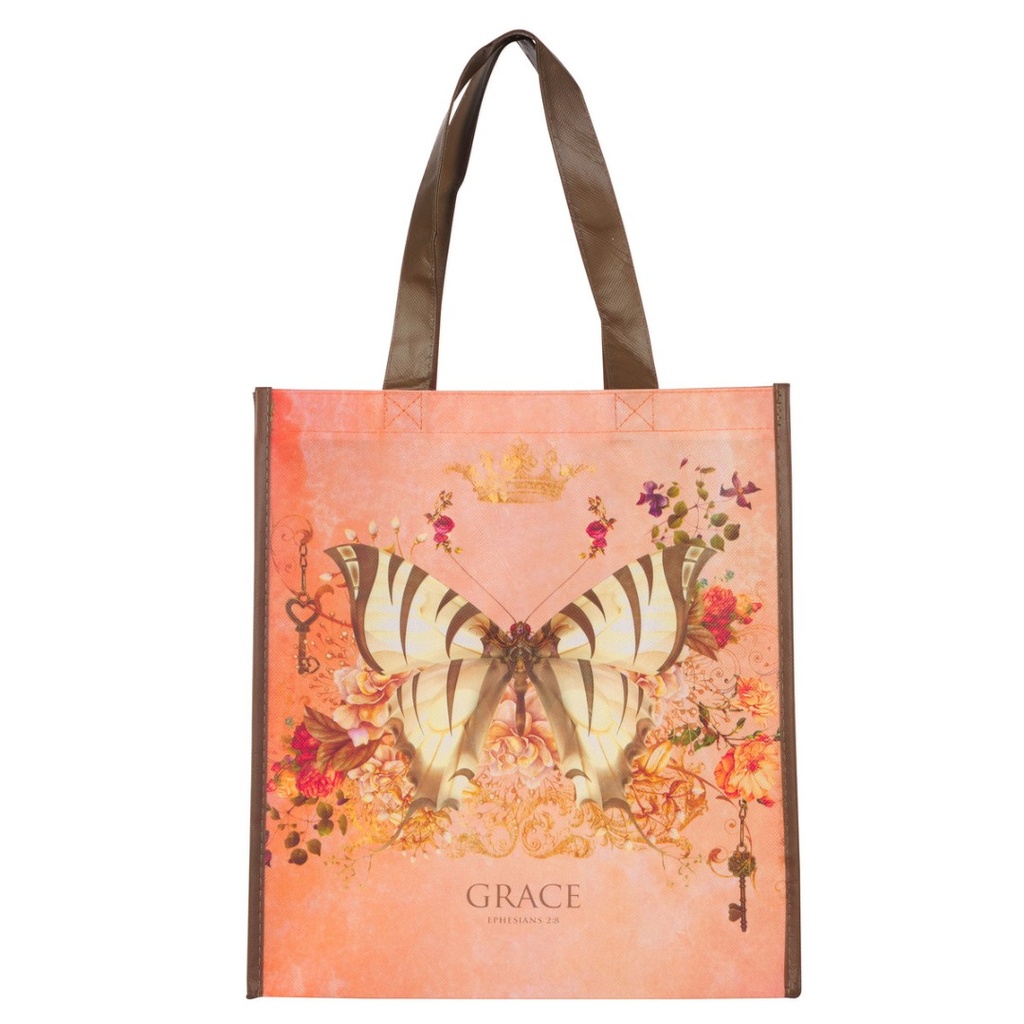 Tote Bag Grace Butterfly Orange