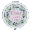 Mirror Compact Blessed Bloom Jer. 17:7