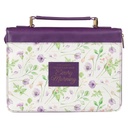 Bible Case Med Purple Blessed Lam 3:22-23