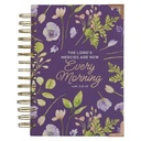 Journal Wirebound Lord's Mercies Purple