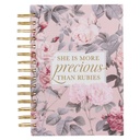 Journal More Precious Than Rubies Pink Wirebound