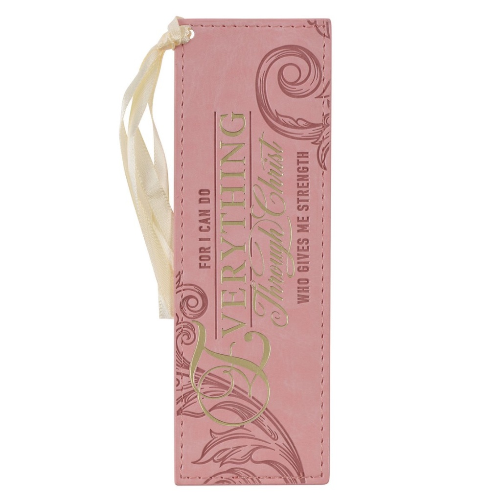 Pagemarker I Can Do Everything Pink Faux Leather