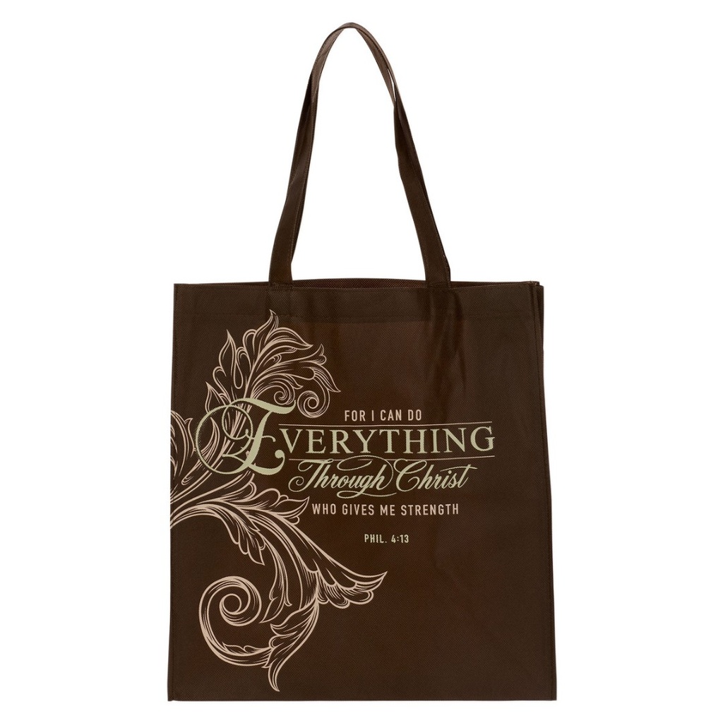 Tote Bag Everything Brown Polypropylene