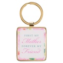Keyring First My Mother Pink Metal