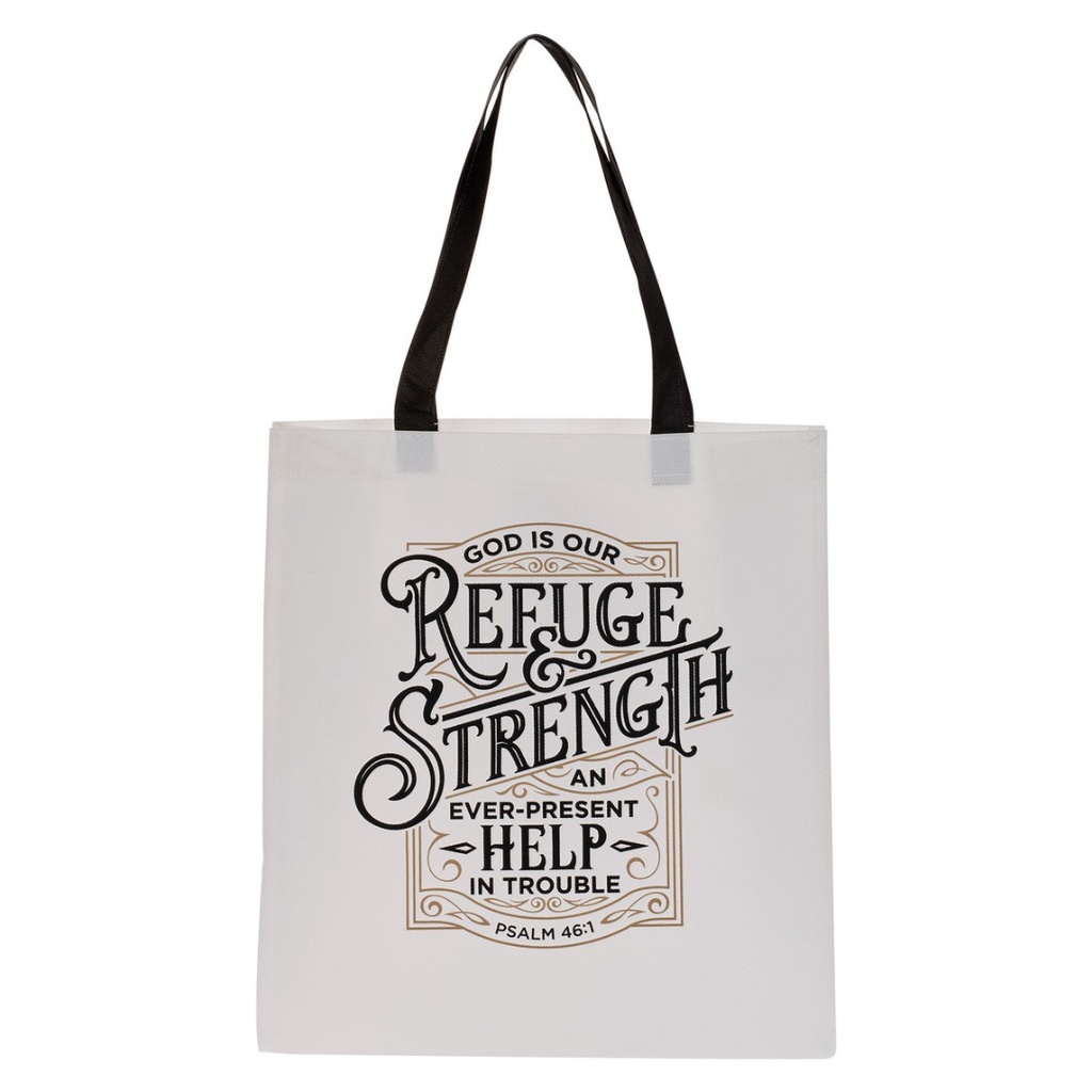 Tote Bag God Is Our Refuge & Strength Polyproylene
