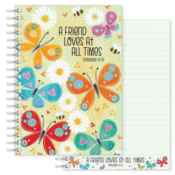 Notebook A Friend Loves A5 Wirebound