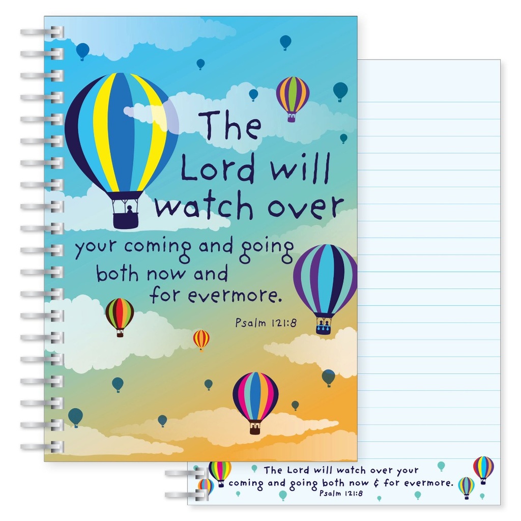 Notebook Lord Will Watch Over A5 Wirebound