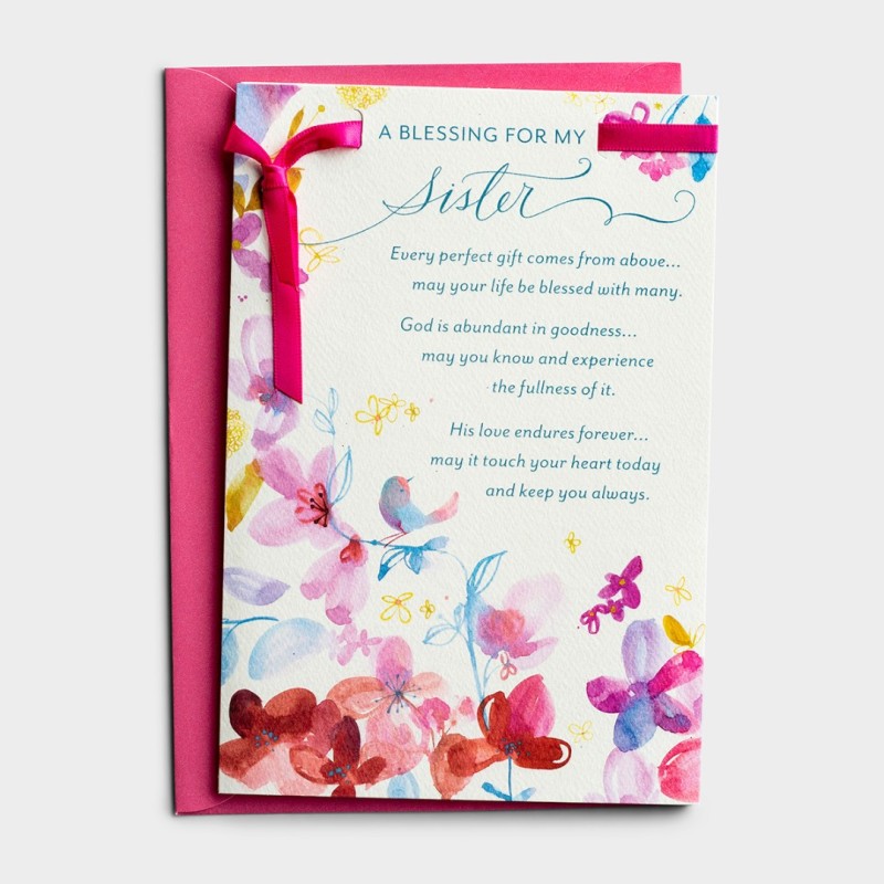 GC: Bday Sister #extra Every Perfect Gift Pink Ribbon (6)