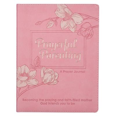 Journal Prayerful Parenting Pink Faux Leather