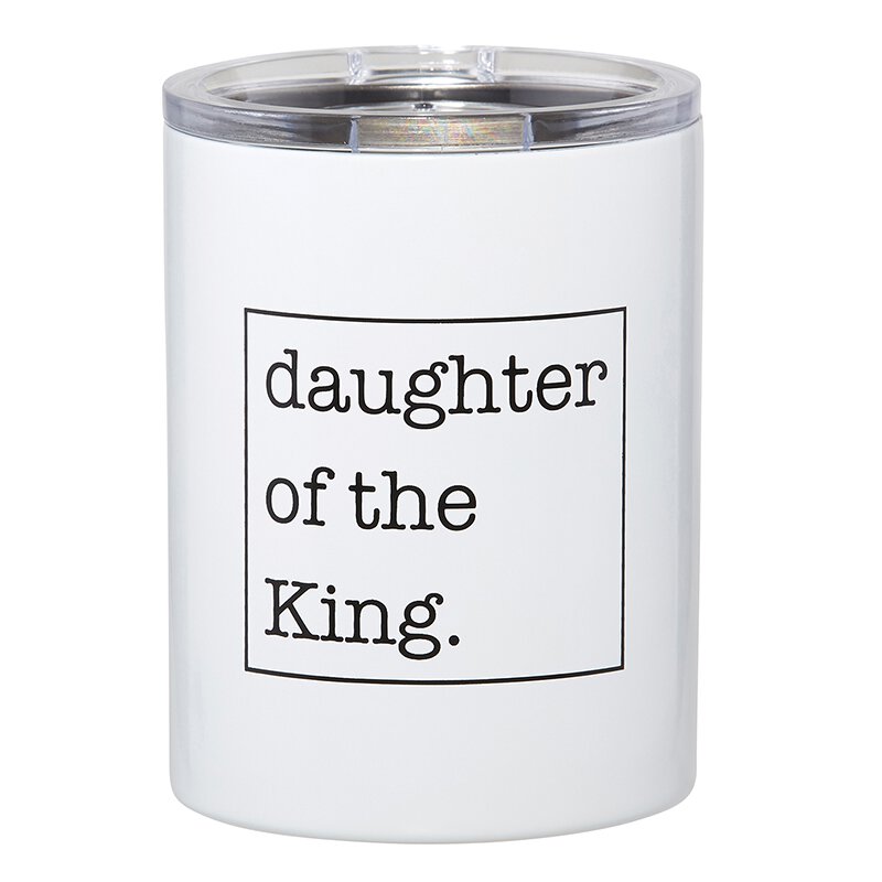 Small Tumbler Daughter of The King White