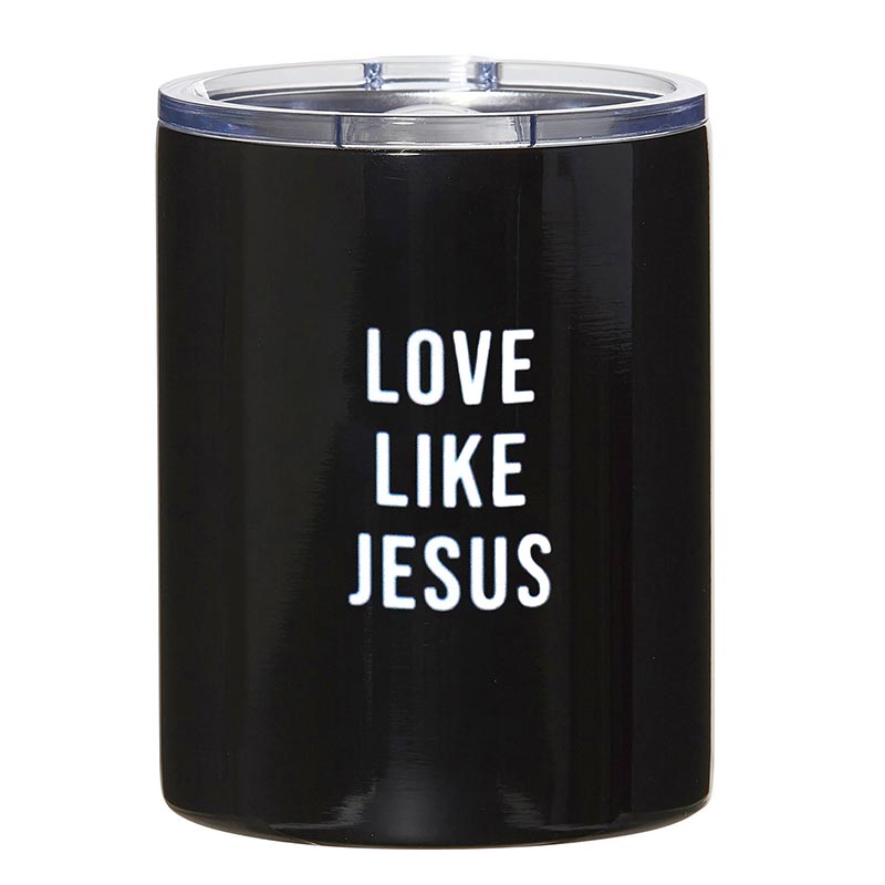 Small Tumbler Love Like Jesus Black