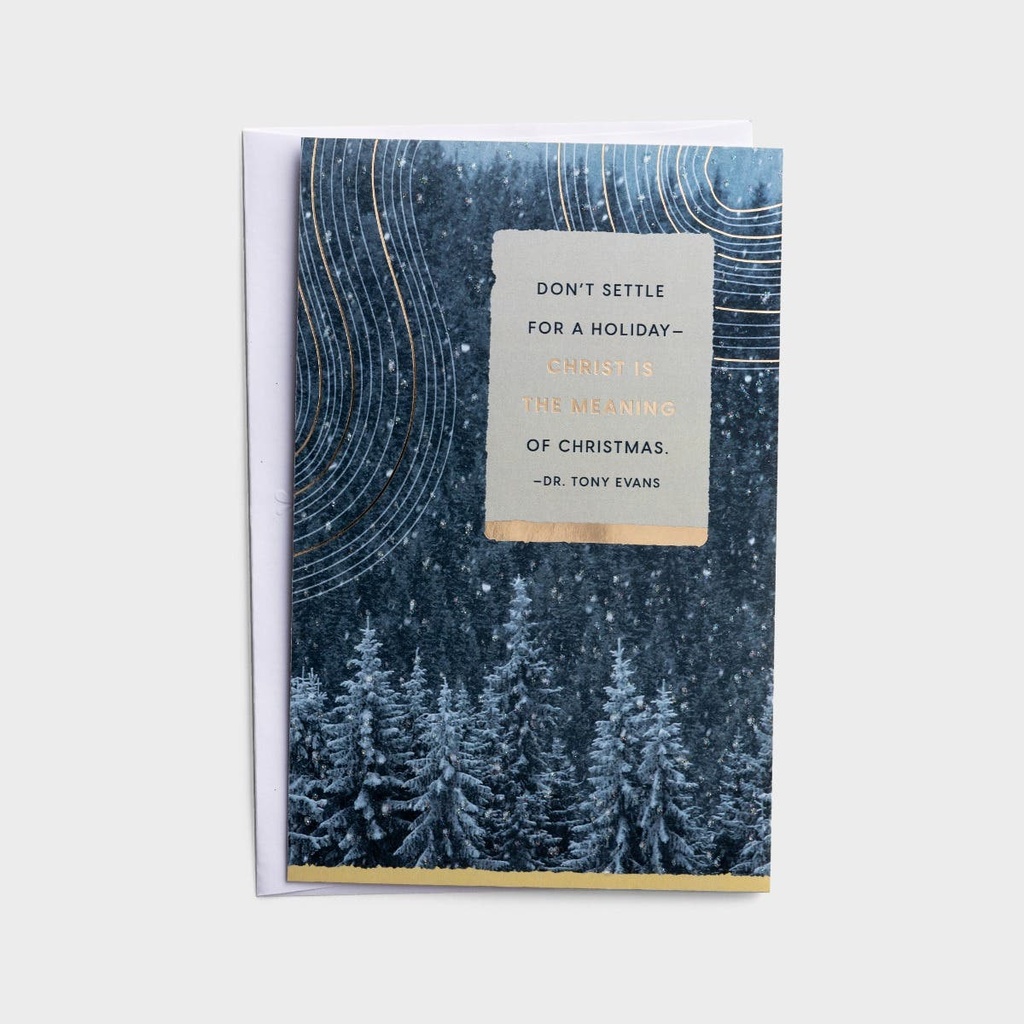GC: Christmas Boxed Tony Evans The Meaning (Dark Blue)