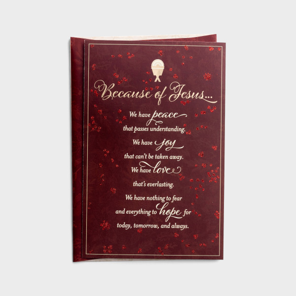 GC: Christmas Boxed Because of Jesus (Dark Blue)