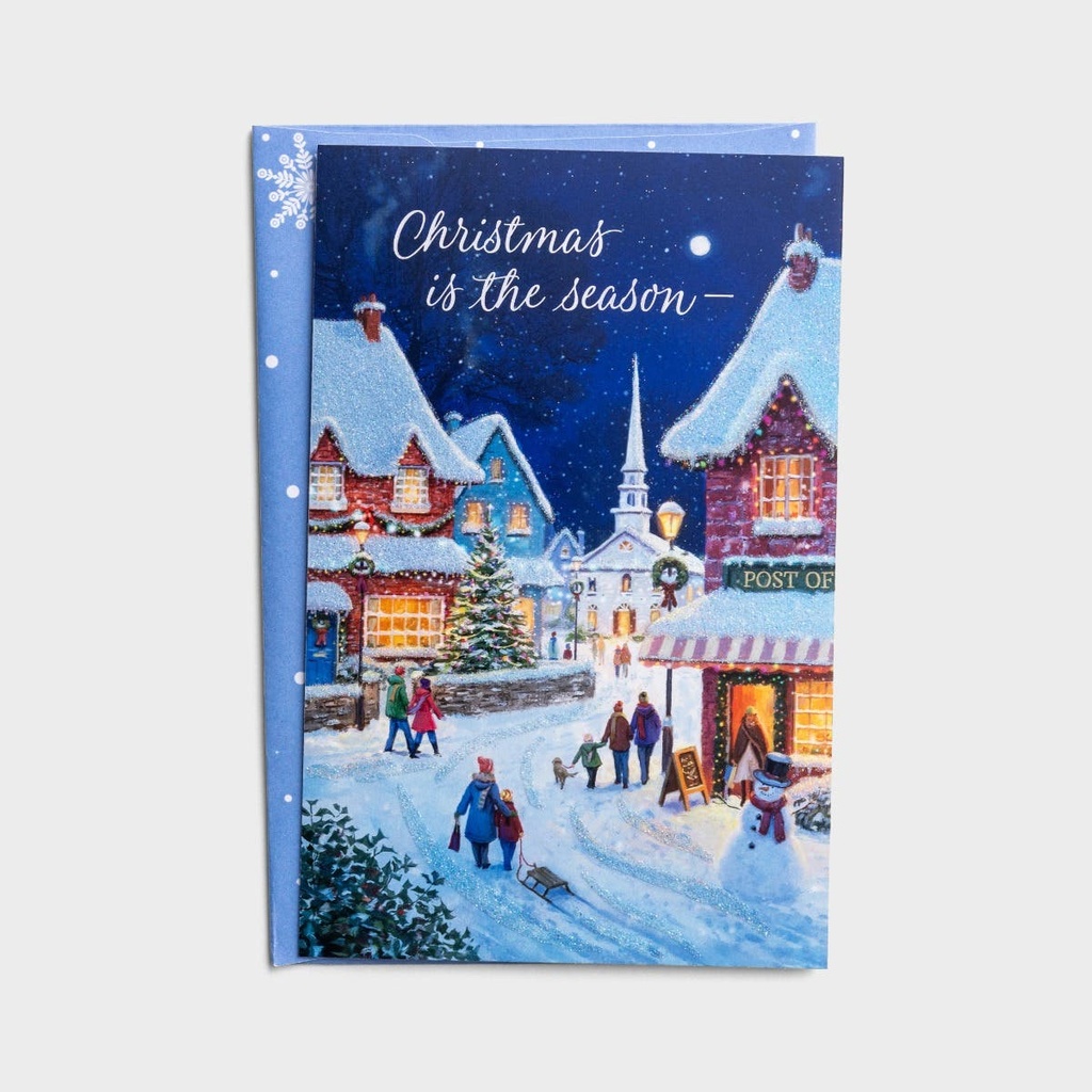GC: Christmas Boxed Christmas Is The Season (Dark Blue)