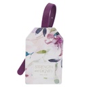 Luggage Tag Strength &  Dignity  Purple Bloom