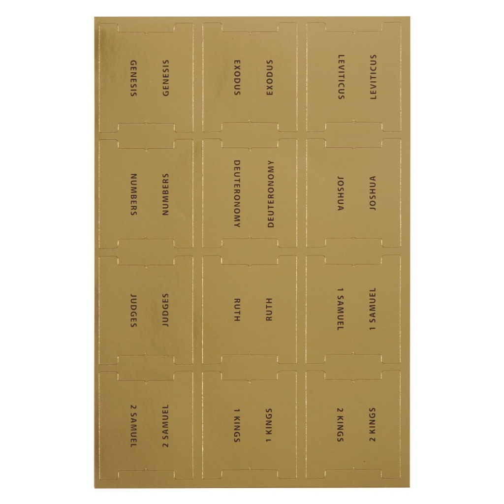 Bible Indexing Tab For Gold Edged Bibles