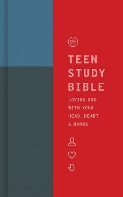 ESV Teen Study Bible Cliffside (Red/Gray) H/C