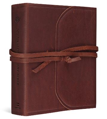ESV Journaling Study Bible Brown Flap With Strap G/L