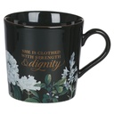 Mug She Is Clothed With Strength & Dignity Black