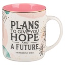 Mug Plans To Give You Hope & A Future Muted Waterolour