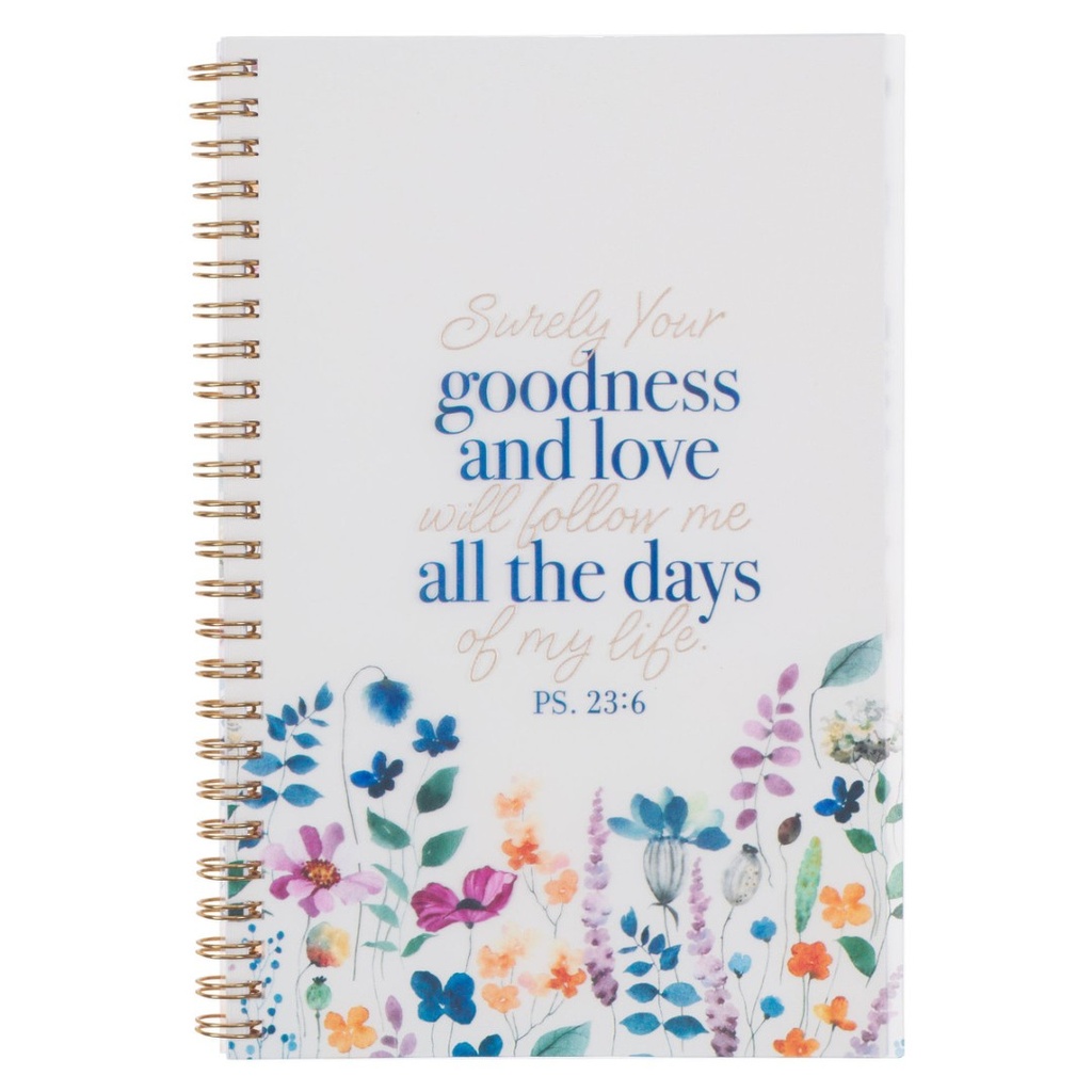 Notebook Goodness & Love Wildflower Wirebound