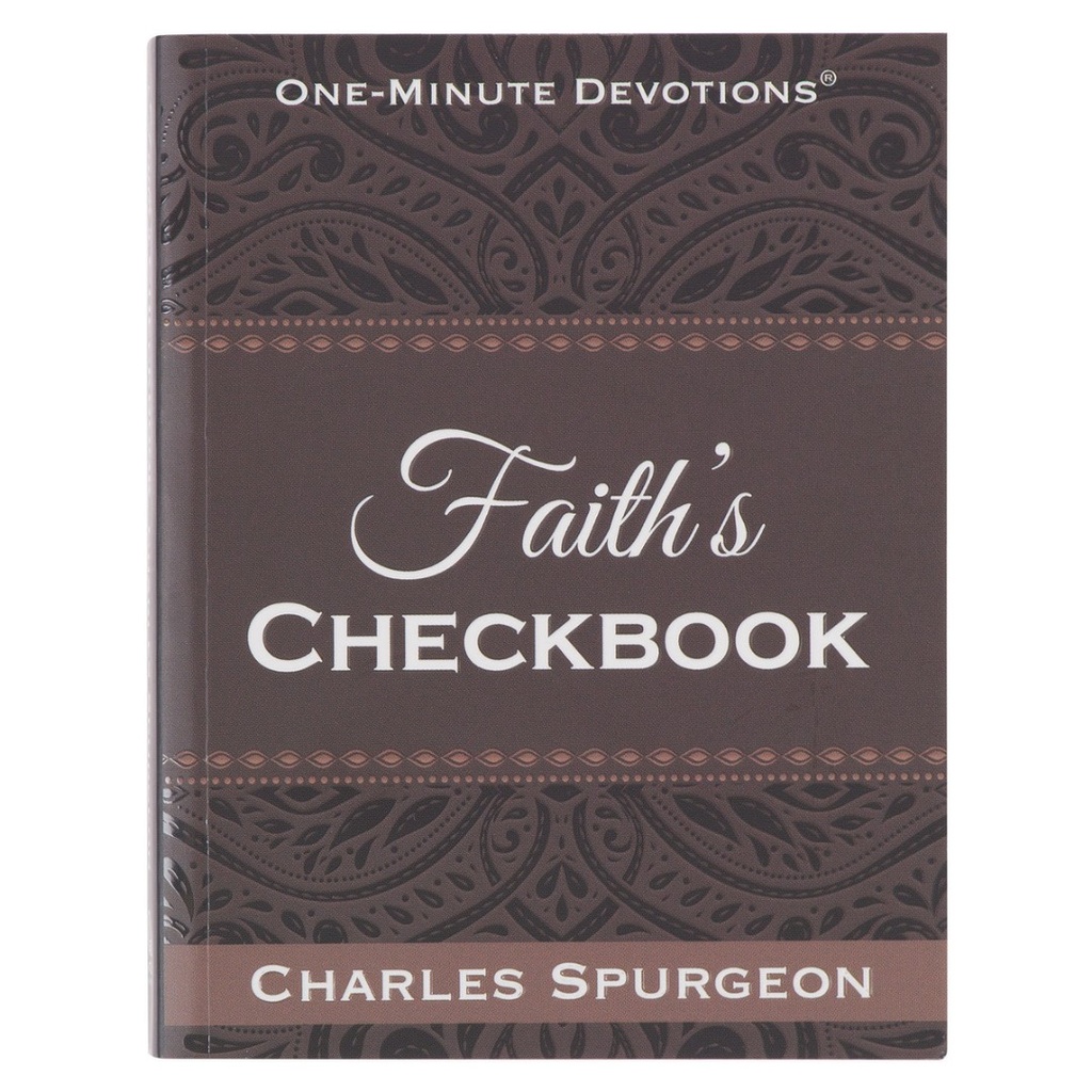One Minute Devotions Faith's Checkbook Brown