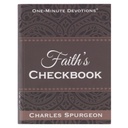 One Minute Devotions Faith's Checkbook Brown