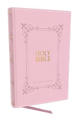 KJV Holy Bible Large Print Center-Column Ref Pink