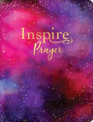 NLT Inspire Prayer Bible Giant Print Filament Purple