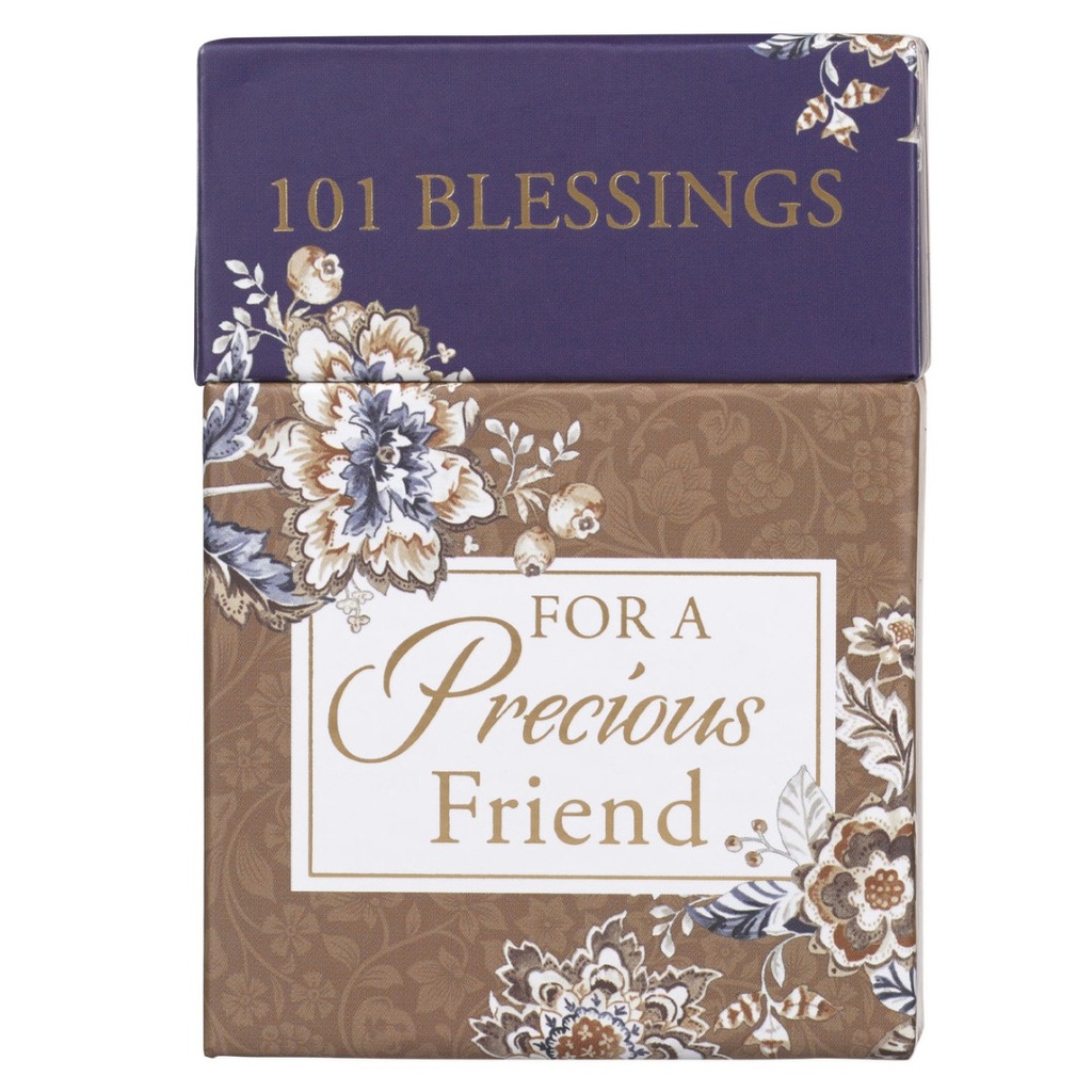 101 Blessings For A Precious Friend Brown & Navy