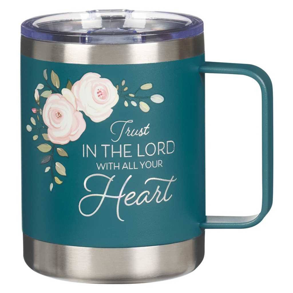 Tumbler Travel  Camp Trust In The Lord Green