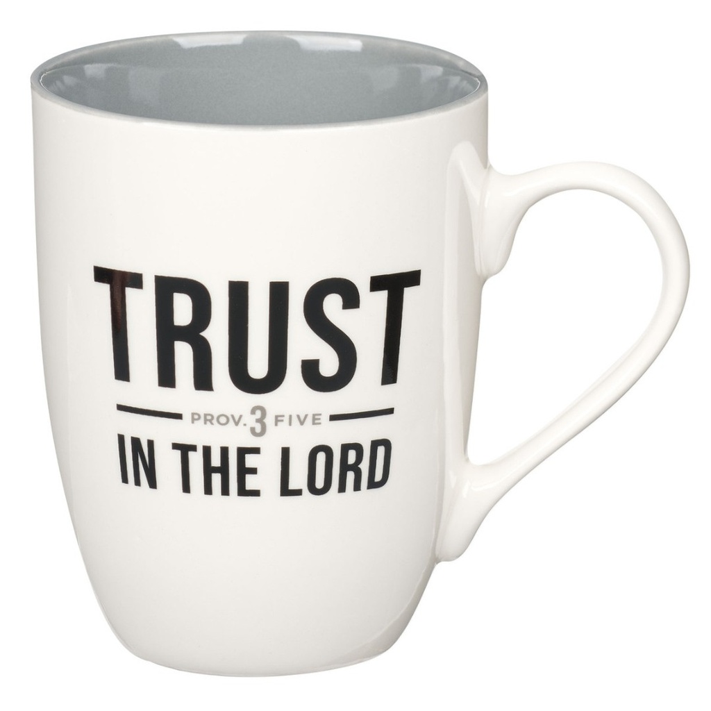Mug Trust In The Lord White