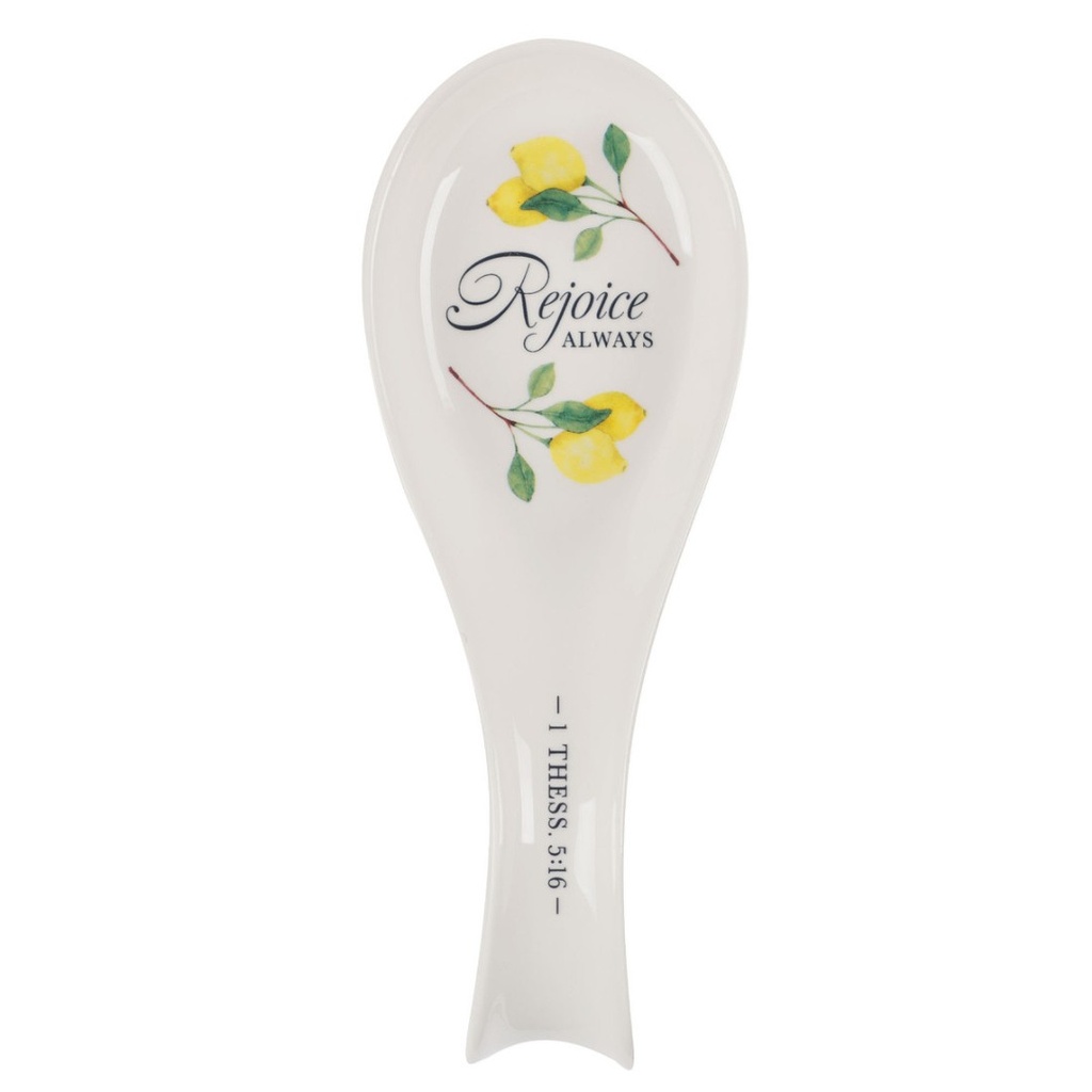 Spoon Rest Rejoice Always Lemons