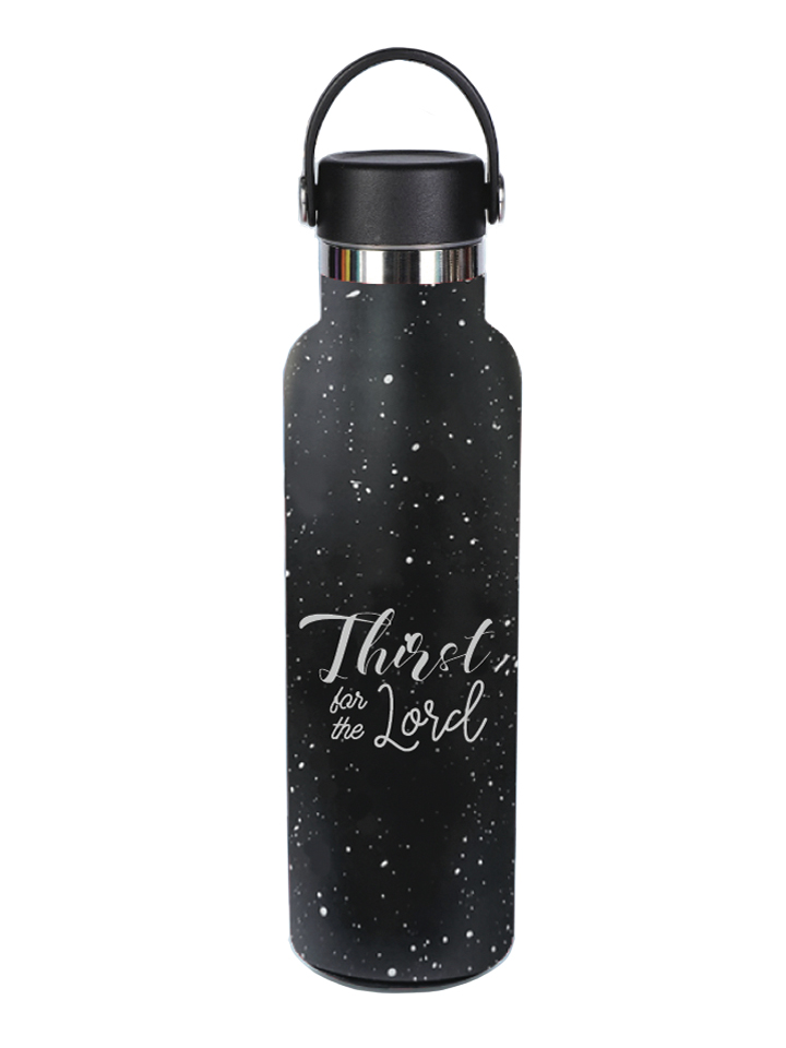 Thermos Bottle Thirst For The Lord Black SS