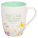 Mug Trust In The Lord Green Wildflower