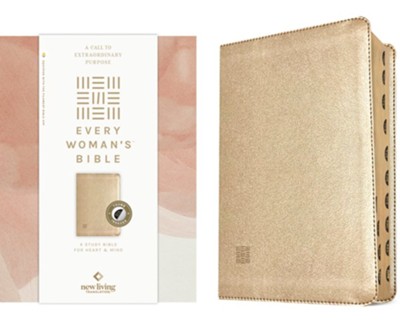 NLT Every Woman's Bible Filament Gold Indexed I/L