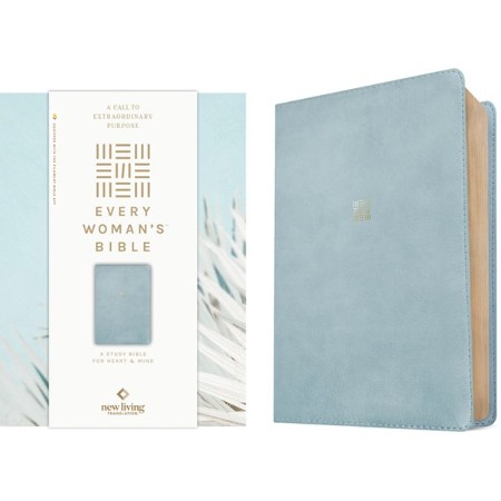 NLT Every Woman's Bible Filament Blue I/L
