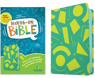 NLT Hands-On Bible 3rd Ed Green Lines & Shapes I/L