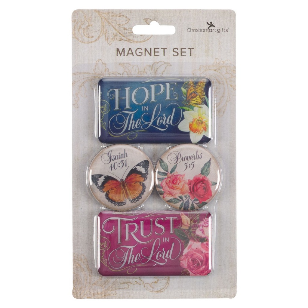 Magnet Set Hope and Trust (Set of 5)