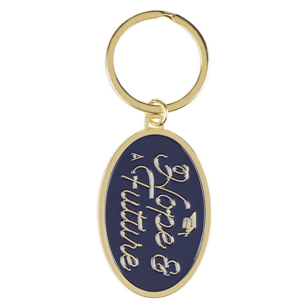 Keyring Hope & A Future Oval Metal