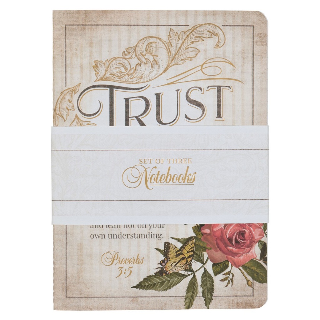Notebook Set Trust In The Lord Floral 3/Set