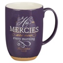 Mug His Mercies Are New Purple Clay Base